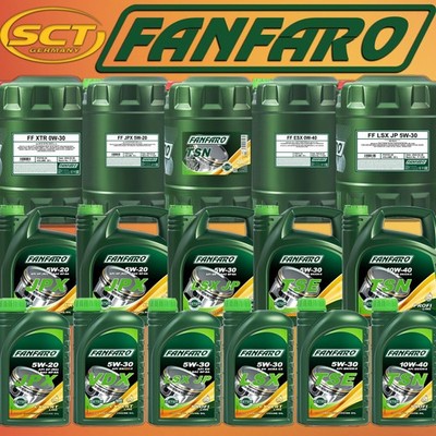 FANFARO Motoröl 5w-30 5w-40 1-20Liter 10w-40 Lsx Vsx Esx Vdx Pdx Tsn 0w-40 5w-20