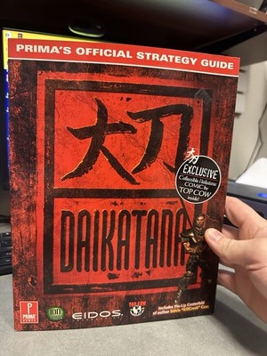 Daikatana Prima s Official Strategy Guide Book With Comic & Poster Attached PC