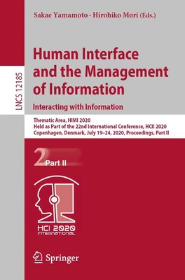 Hirohiko Mori (u. a.) | Human Interface and the Management of Information....