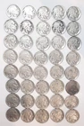 (40) Full Date Partial Horn Buffalo Nickels - 1927 to 1937 Range - #4327D