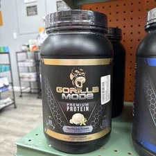 Gorilla Mode Premium Protein Vanilla Ice Cream 30 Servings 