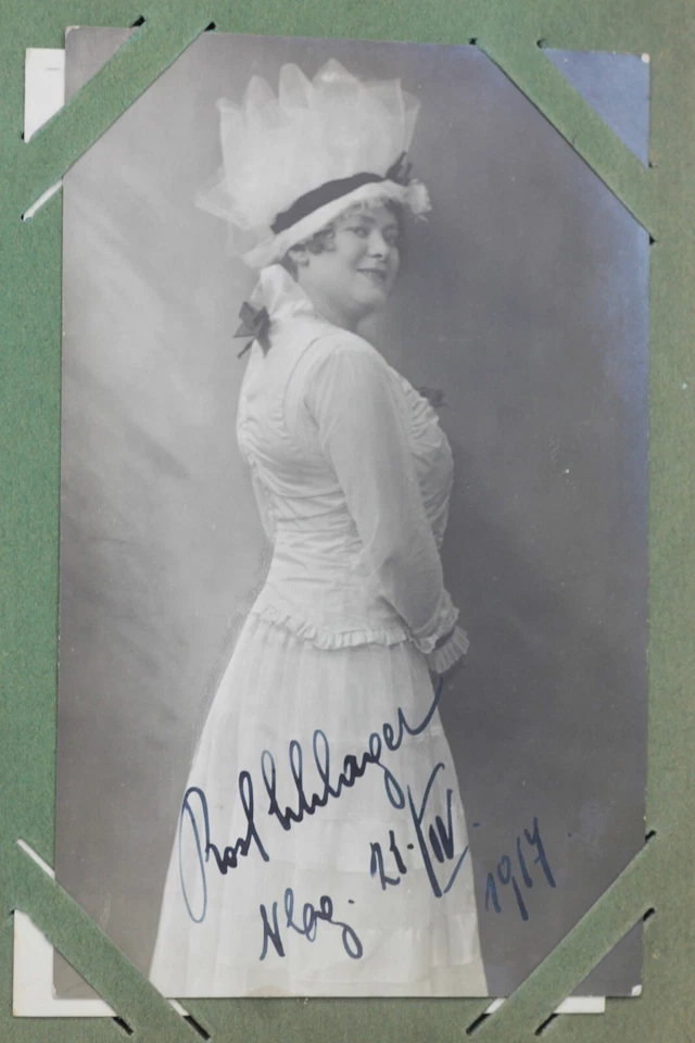 Original Autogrammkarten 199x AK Stummfilm Oper Operette teils signiert ab ~1900 - Bild 3 von 4