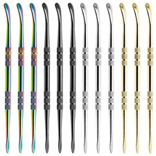 12pcs Double-Ended Wax Carving Tool Stainless Steel Sculpting Clay Tool Kits