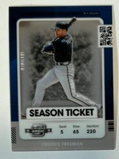 2021 Panini Contenders #15 Freddie Freeman Optic Atlanta Braves Baseball