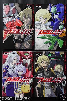 Mobile Suit Gundam 00F Manga Set Vol.1-4 by Kouichi Tokita - Japan