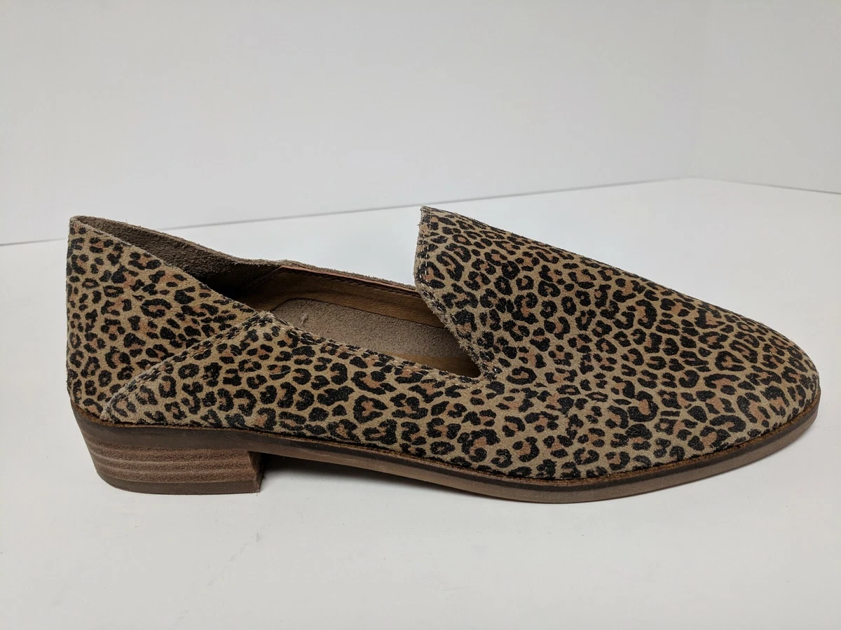 Lucky Brand Cahill Loafer Flat Leopard Women s 8.5 M