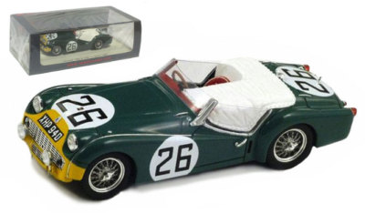 Spark S1396 Triumph TR3 S #26 Le Mans 1959 - Bolton/Rothschild 1/43 Scale