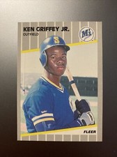 1989 Fleer KEN GRIFFEY JR. 🔥 fire card 🔥perfect condition 
