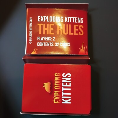 Exploding Kittens Two Player Edition. Komplett im Karton.