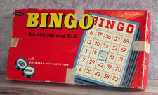 Vintage 1950's Bingo Game for Young and Old, Whitman Publishing B40