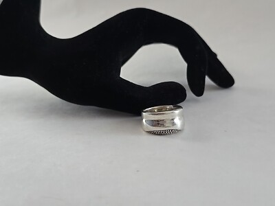 Michael Dawkins Ring asymmetrische Punkte Sterlingsilber Größe 7,75