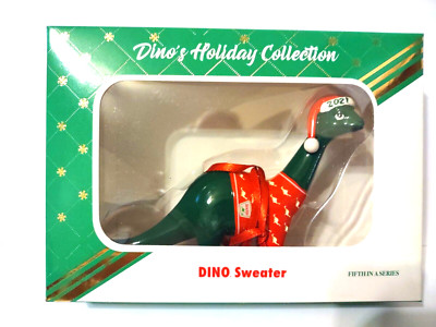 Sinclair Oil Christmas Ornament Collection Dino Sweater 5th In Series 2021 NIP