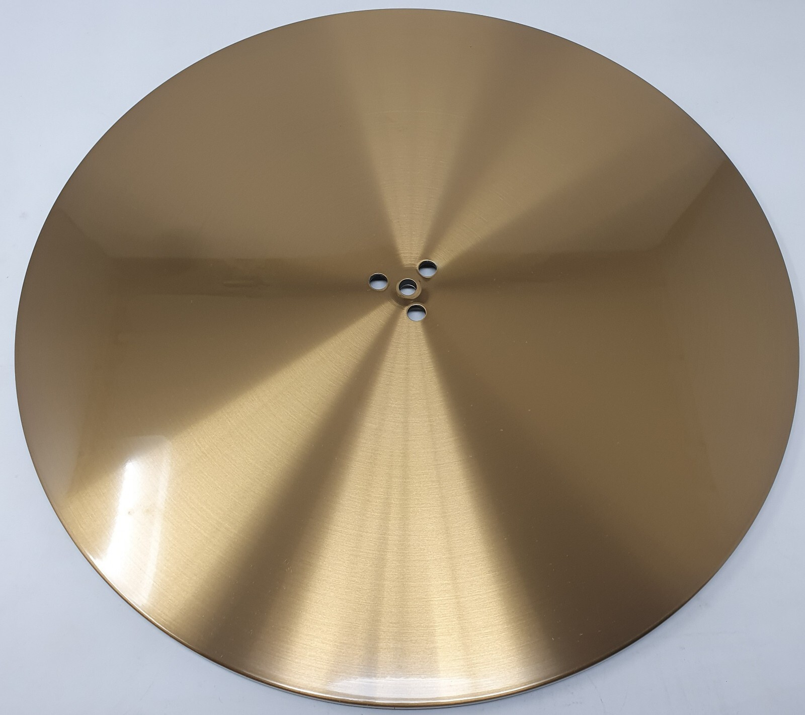 SohoConcept Pera Piston Round Base Stainless Steel Brushed Brass 16.5"