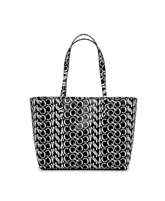 MCQ by Alexander McQueen Repeating Logo Leather Tote Bag - NWT In