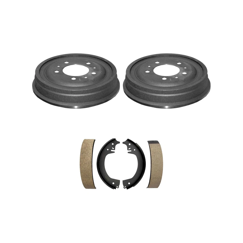 Kit trasero tambores de freno y zapatas de freno para Jeep Gladiator 1964 1963 Foto 4 de 4