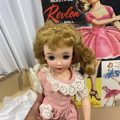 1950'S IDEAL MISS REVLON DOLL KISSING PINK 18