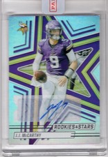 J.J. MCCARTHY 2025 PANINI ROOKIES & STARS AUTO AUTOGRAPH #74 **VIKINGS** SSP