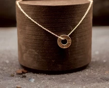 Tiffany & Co Atlas Pendent Necklace Sterling Silver 16”