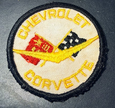 Chevrolet Corvette Embroidered Patch.