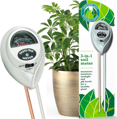 Houseplant Health Meter   3-In-1 Tool to Prevent Overwatering, Root Rot & Leaf B