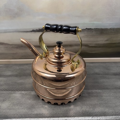 #ad Simplex Buckingham No 3 by Newey amp; Bloomer Copper Rapid Boil Tea Kettle READ $259.95