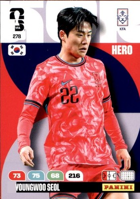 Panini WM 2026 World Cup Adrenalyn XL 278 - Young-woo Seol - Hero