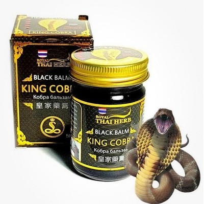 2 x 50g *  Schlange* Black Thai Balm original thailändisches Massage Balsam