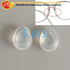 New Silicone Tear Shaped Version Nose Pads Replace For Lindberg Spirit Titanium
