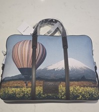PAUL SMITH SIGNATURE STRIPE AIR BALLOON FOLIO MESSENGER BAG BNWT