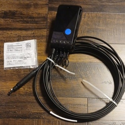 Corning Evolv Pushlok Single Mode Fiber Optic Cable 25 ft Black DFA4F1FDD1T1025 