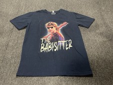 Netflix Stranger Things Steve The Babysitter T-Shirt Medium Black Short Sleeve