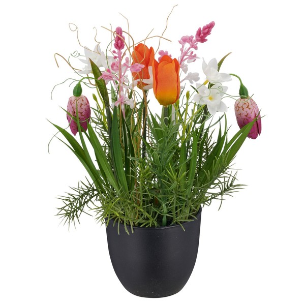 Gasper Kunstblume FrüHlingsmix Dh 20X27 Cm Bunt Pflanze Kunstpflanze-image