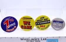 Lot of 4 Jamesway Pins Badges Buttons
