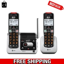 BL102-2 DECT 6.0 Cordless Phone Set with Smart Call Blocker & Answering Machine