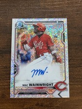 Mac Wainwright ⚾2021 Bowman Chrome 1st Prospects RC SILVER SPECKLE /299 CPAMW