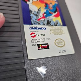 Nintendo NES Superman Video Game DC Comics Kemco Action Adventure Vintage 1985