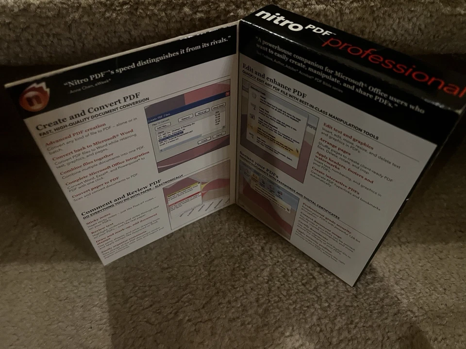 NITRO PDF Professional software /CD, manual New Sealed. - Image 3 of 4