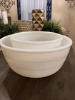 Matching Set Of GE Milk Glass Mixing Bowls