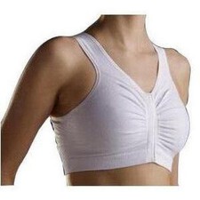 Dale Post-Surgical Bra Soft Fabric, B/C/D Cup 38-44" Chest Hook/Loop Front Close