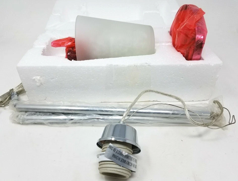 Sea Gull Lighting Kerrville 6115201EN3-05 Chrome 1-Light 4-3/8"W LED Pendant - Image 4 of 4