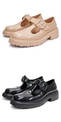 Melissa Women's Jackie Curvy Moccasin Shoe with Metal Pin Closure