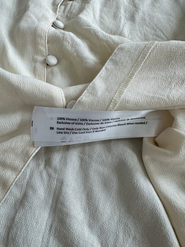 NWT Band Of The Free Denise Cream Ruffle Top Size M Victorian Classic Blouse - Picture 6 of 11