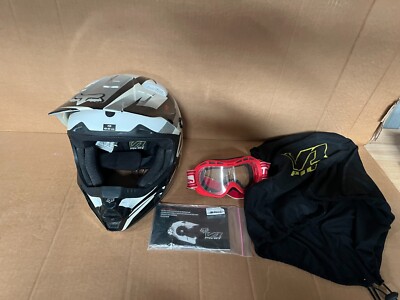 FOX RACING V1 Pilot Jr Motocross Moto Bike Riding Helmet Youth 49-50 CM 