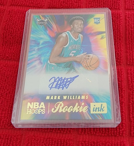 2022-23 NBA Hoops MARK WILLIAMS RC Rookie Ink Auto #RI-MWL Charlotte Hornets - Picture 2 of 4