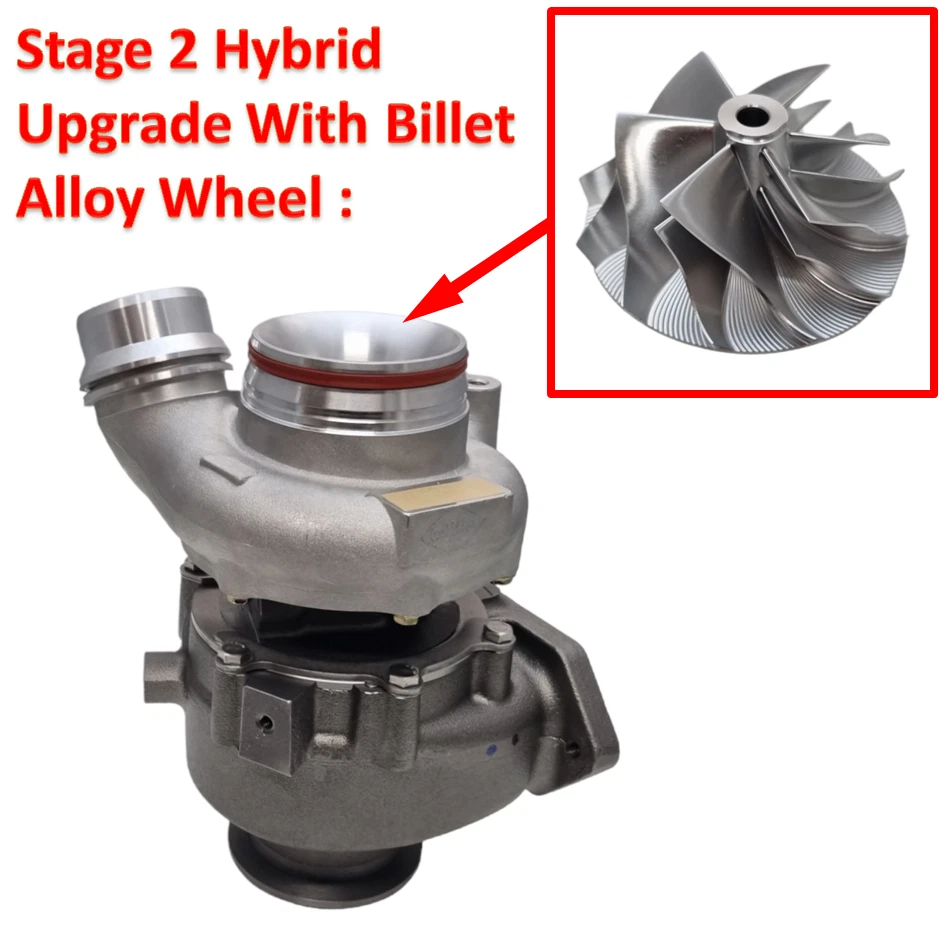 Hybrid Turbolader BMW 520d 320d 120d X3 X1 N47 2.0d Stage 2 Upgrade Turbo Neu - Bild 1 von 4