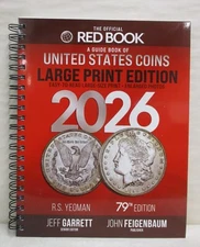 2026 Red Book Guide United States Coins 79th Edition Large Print Spiral Yeoman