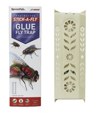 $averPak- JT Eaton Stick-A-Fly Glue Fly Stick Trap