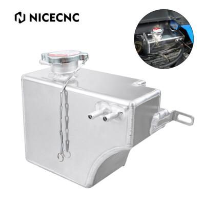 For Polaris RZR XP TURBO S Aluminum Coolant Dual Surge Tank Reservoir 2018-2021
