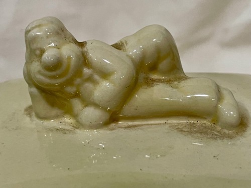 Vintage Lurpak Butter Dish Douglas Figure 1980s Wade Ceramic Retro Kitchen - Picture 7 of 11