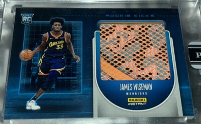 James Wiseman 2020-21 Panini Rookie Kicks /25 eBay Authentic SICK PATCH Sealed